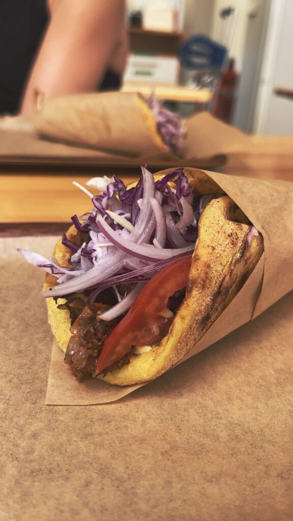 Gyros-Pita bei Vegan Beat